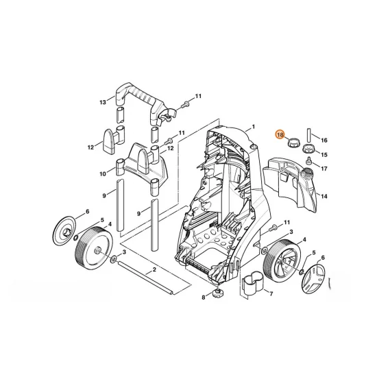 Stihl  Pokrywka 4747 703 0702